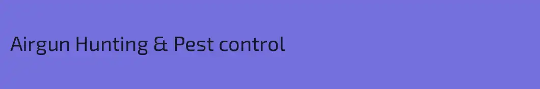Airgun Hunting & Pest control 